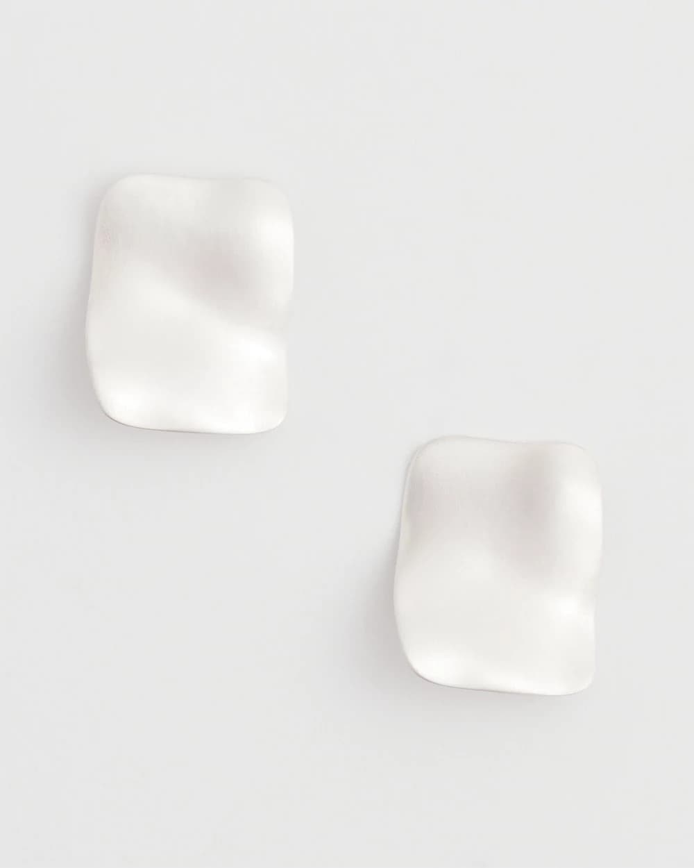 Chico's On Sale Silver Square Oversized Stud Earrings