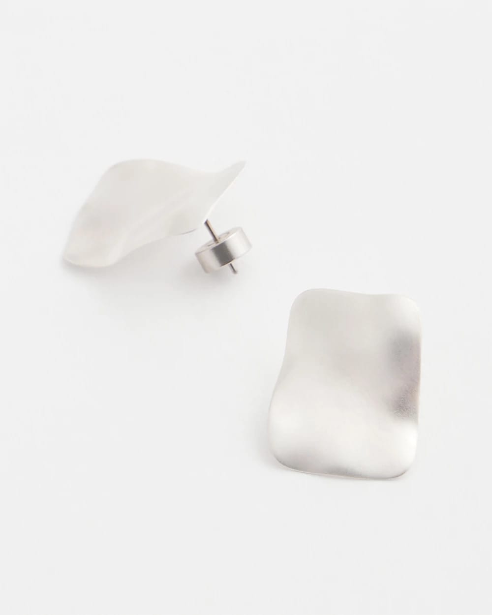 Chico's On Sale Silver Square Oversized Stud Earrings