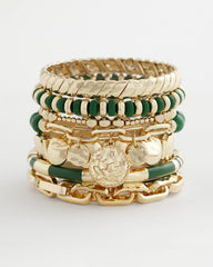 Chico's For Sale Green Green Jade Stone Charm Bracelet