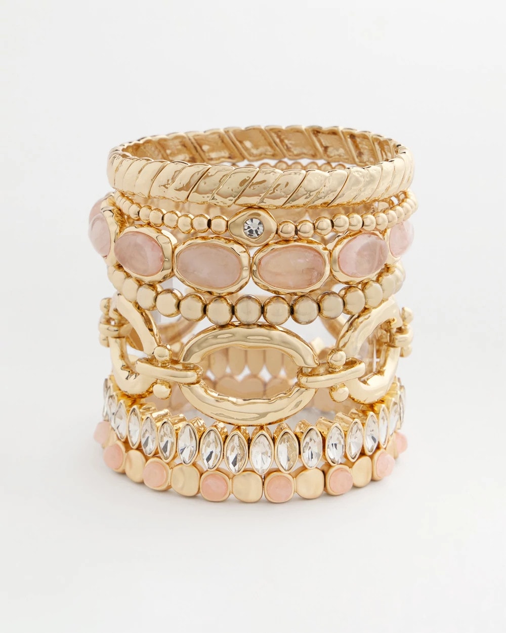 Chico's Sale Blush Blush Mini Circle Stretch Bracelet