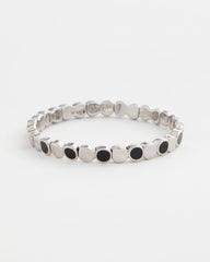 Chico's On Sale Black Black Mini Circle Stretch Bracelet