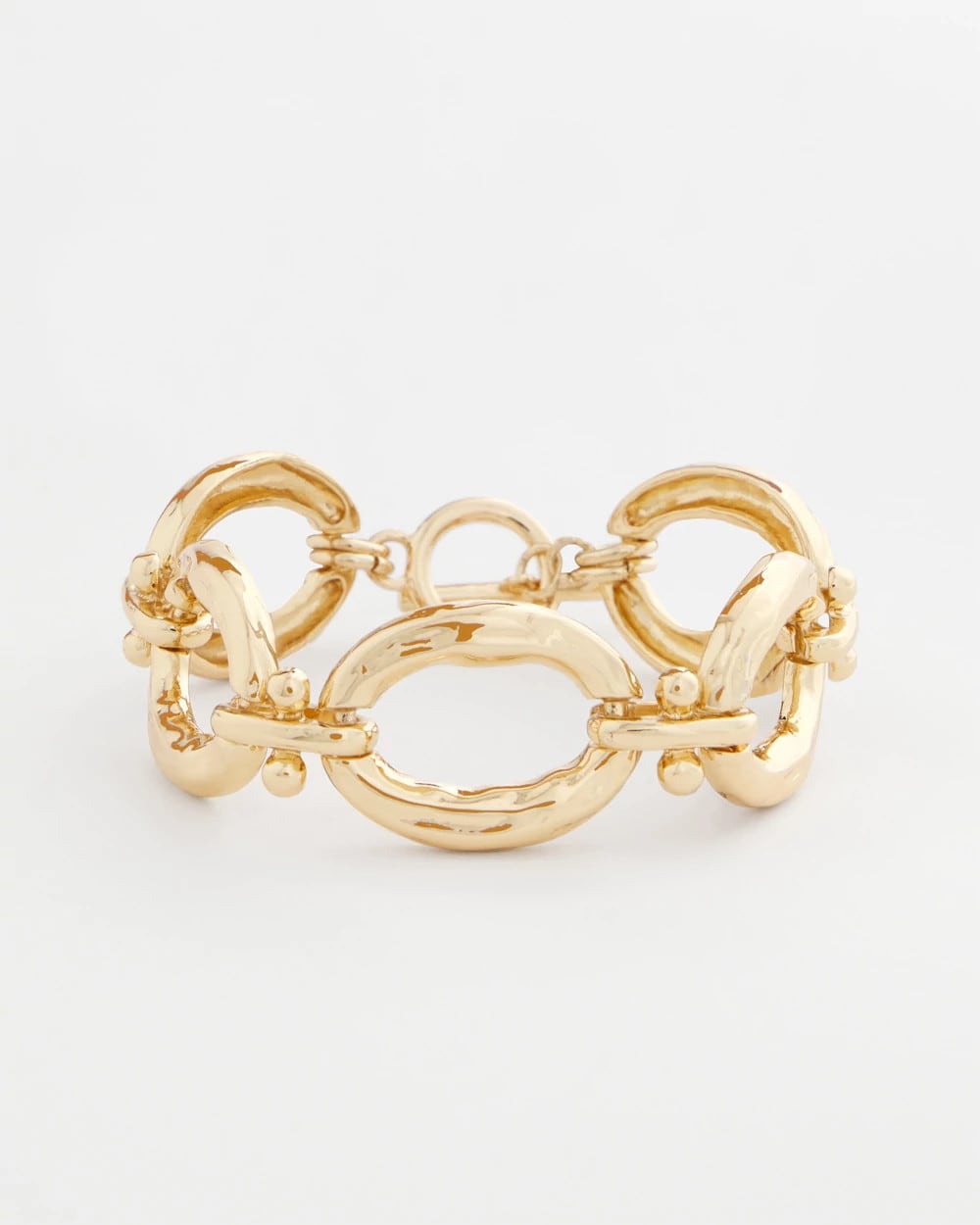 Chico's Discount Gold Open Link Toggle Bracelet