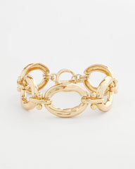 Chico's Discount Gold Open Link Toggle Bracelet