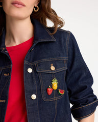 Chico's Outlet Multi Fruit Brooch Set