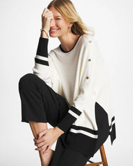 Chico's For Sale Ecru Button Detail Poncho