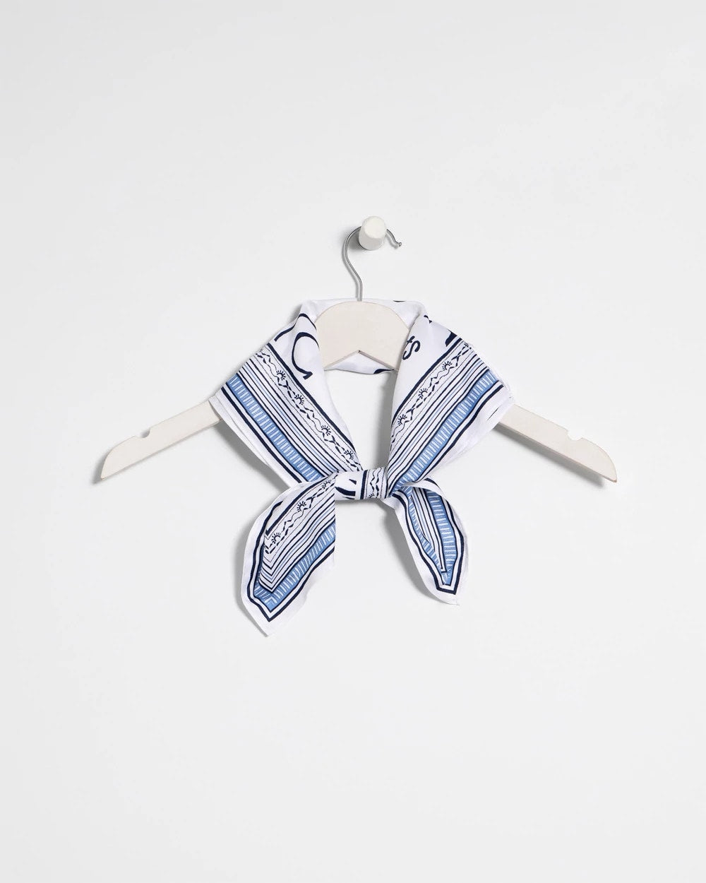 Chico's Sale Passport Blue Beach Square Scarf