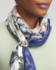 Chico's On Sale Silver Silvertone Knot Scarf Ring