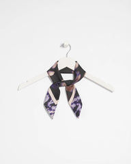Chico's On Sale Black Fjord Flora Square Neckerchief Scarf