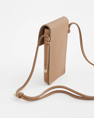 Chico's For Sale Neutral Leather Cross Body Phone Holder Bag