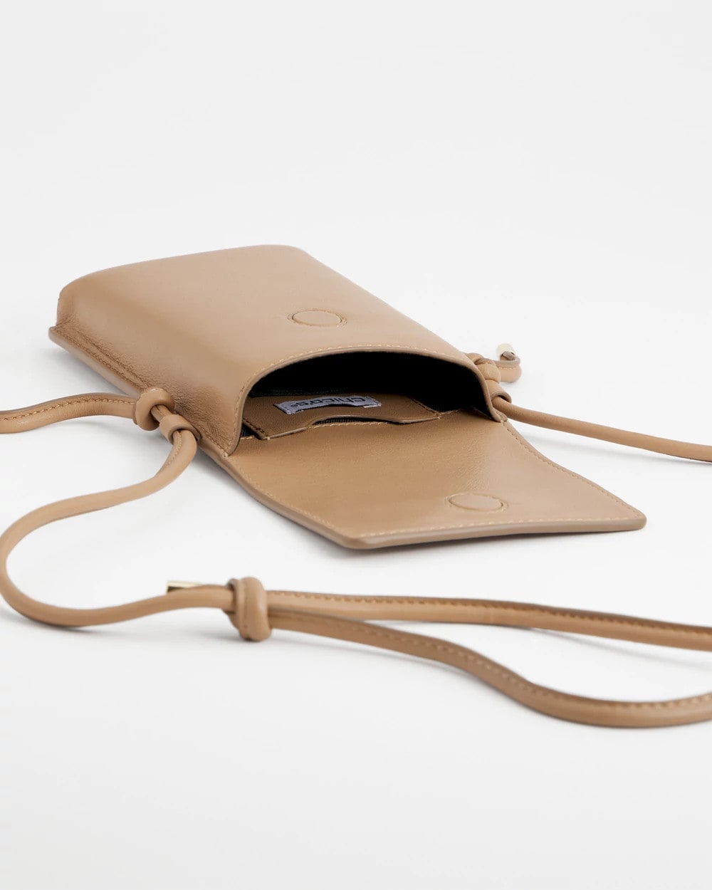 Chico's For Sale Neutral Leather Cross Body Phone Holder Bag