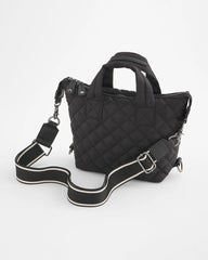 Chico's Online Black Quilted Cross Body Sport Tote Bag