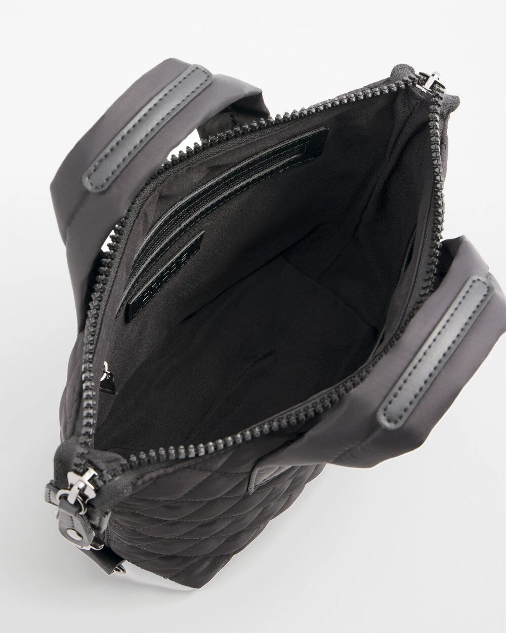 Chico's Online Black Quilted Cross Body Sport Tote Bag