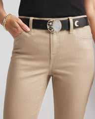 Chico's Outlet Black Moon & Stars Trouser Belt