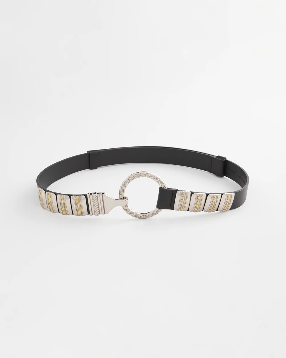 Chico's For Sale Black Mixed Metal Clasp Belt
