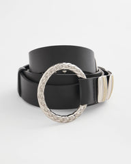 Chico's For Sale Black Mixed Metal Clasp Belt