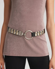 Chico's For Sale Black Mixed Metal Clasp Belt
