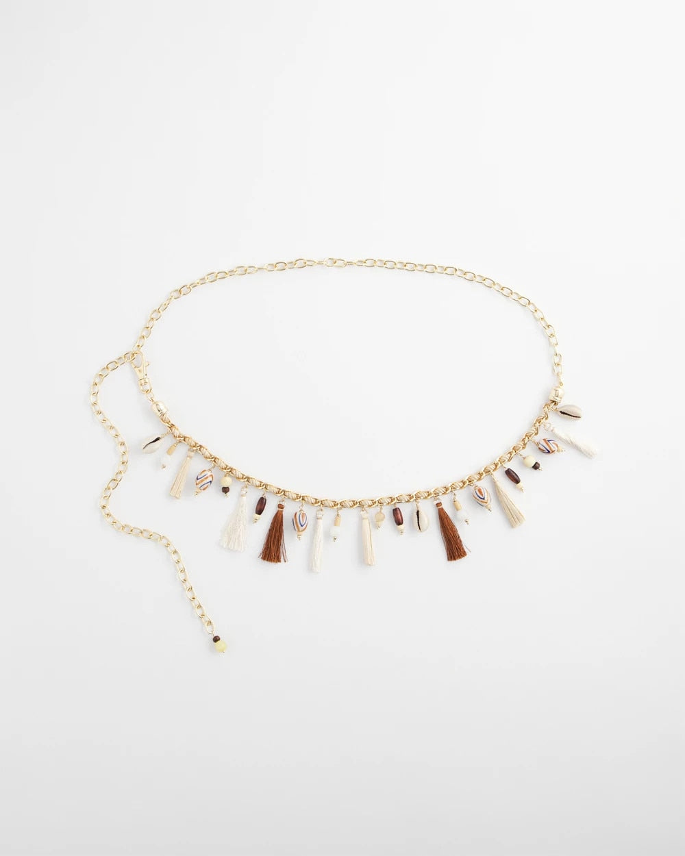 Chico's For Sale Natural Novelty Beaded Chain Belt