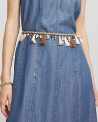 Chico's For Sale Natural Novelty Beaded Chain Belt