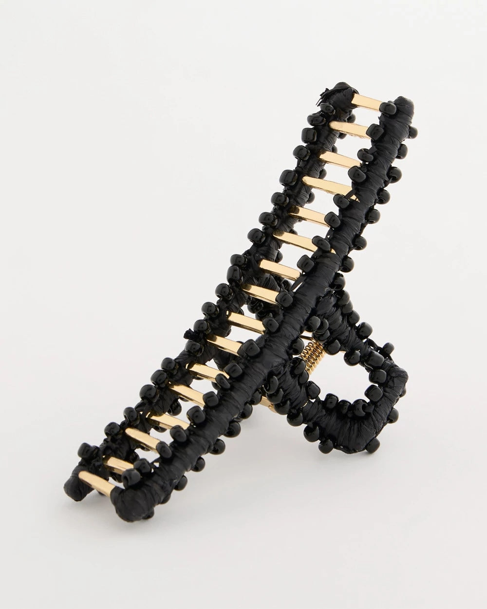 Chico's Outlet Black Black Raffia Hair Clip