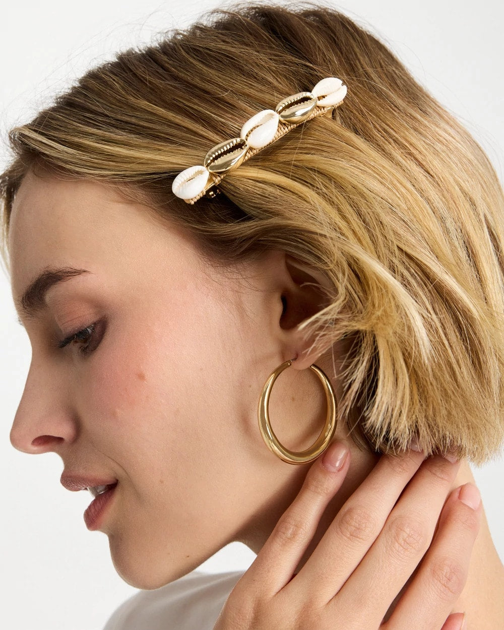 Chico's For Sale Gold Seashell-Inspired Hair Clip Set