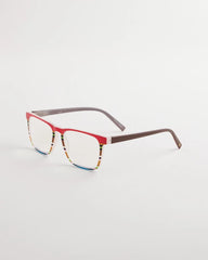 Chico's Online Multi Red Striped Readers