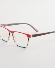 Chico's Online Multi Red Striped Readers