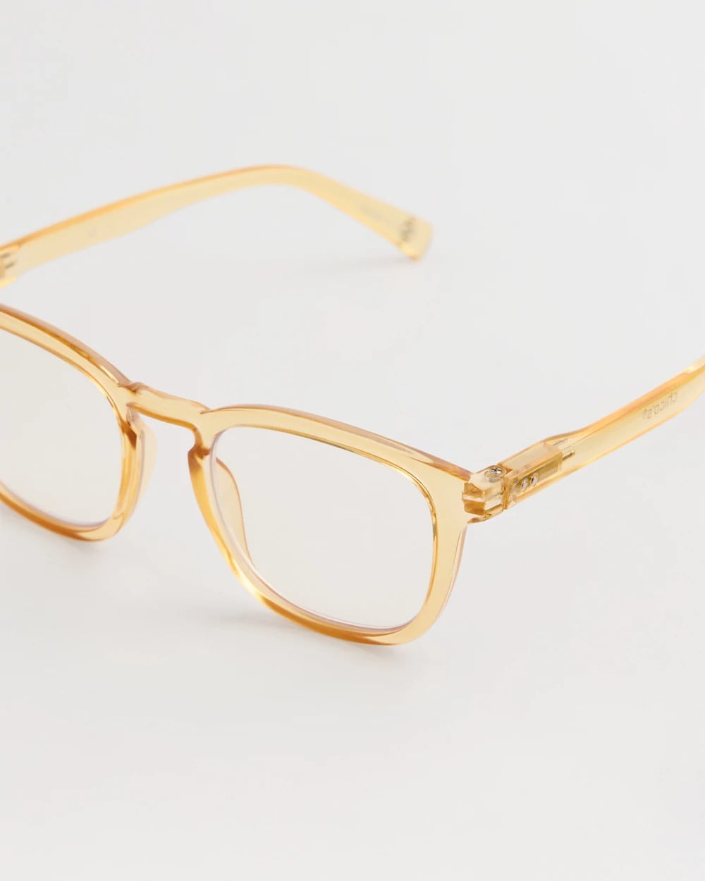 Chico's Sale Yellow Crystal Square Readers