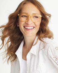 Chico's Sale Yellow Crystal Square Readers