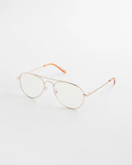 Chico's Discount Gold Metal Aviator Readers
