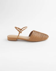 Chico's On Sale Tan Woven Slingback Sandals
