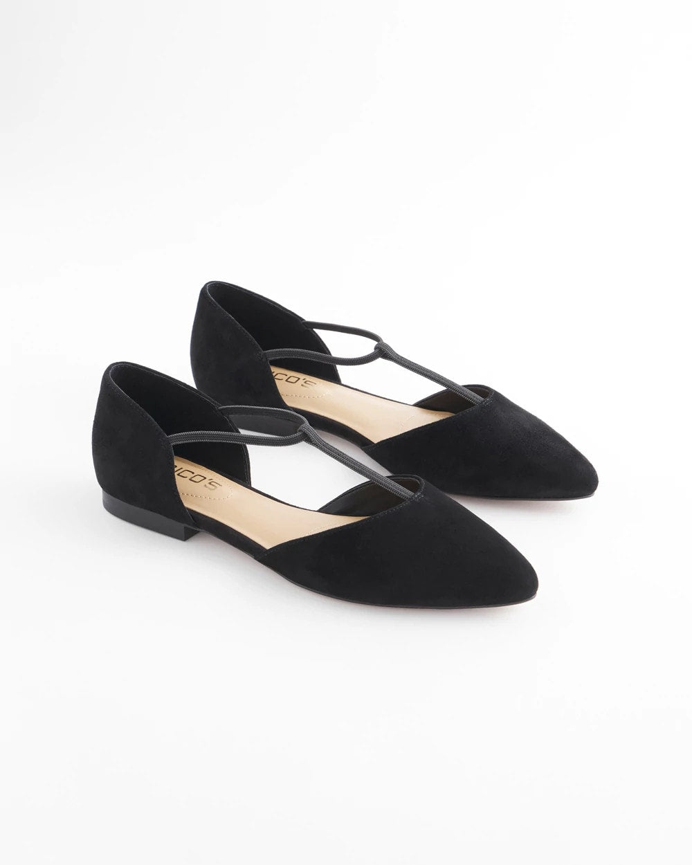 Chico's Online Black Glory Pointed Toe Flats