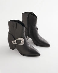 Chico's For Sale Black Kris Western Buckle Boots