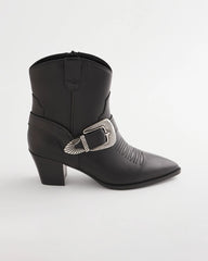 Chico's For Sale Black Kris Western Buckle Boots