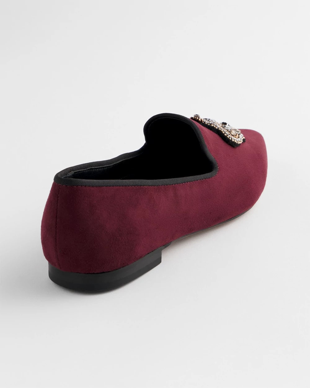 Chico's Sale Blackened Burgundy Grace Queen Bee Slip-On Loafers