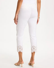 Chico's Online Alabaster Petite Brigitte™ Slim Scalloped Ankle Pants