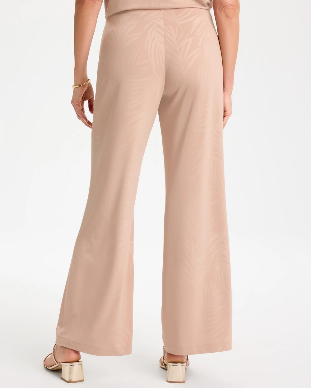 Chico's On Sale Mocha Mousse Travelers™ Palm Embossed Knit Pants