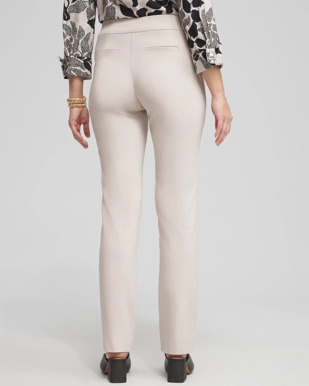 Chico's Discount Smokey Taupe Brigitte™ Slim Pull-On Pants