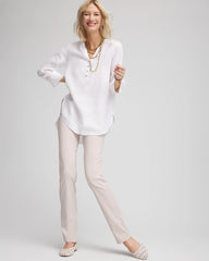Chico's Outlet Smokey Taupe Brigitte™ Slim Pull-On Pants