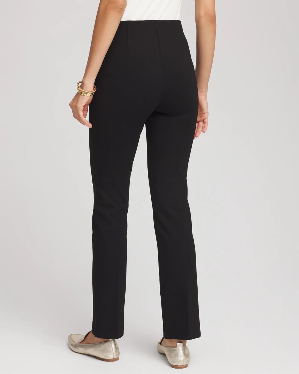 Chico's Discount Black Juliet Straight Ankle Pants