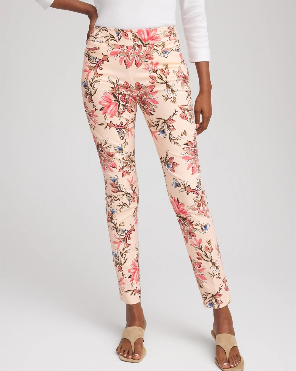 Chico's Online Blushed Brigitte™ Pull-On Slim Ankle Pants