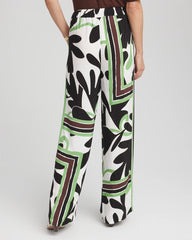 Chico's Discount Ecru Printed Silky Soft Pants