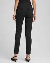 Chico's Discount Black Brigitte™ Slim Ankle Jacquard Pants