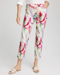 Chico's Discount Ecru Brigitte™ Slub Slim Cropped Pants
