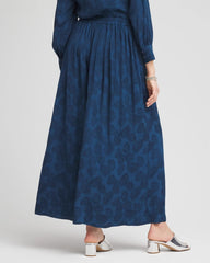 Chico's On Sale Seaport Jacquard Culotte Wide-Leg Pants