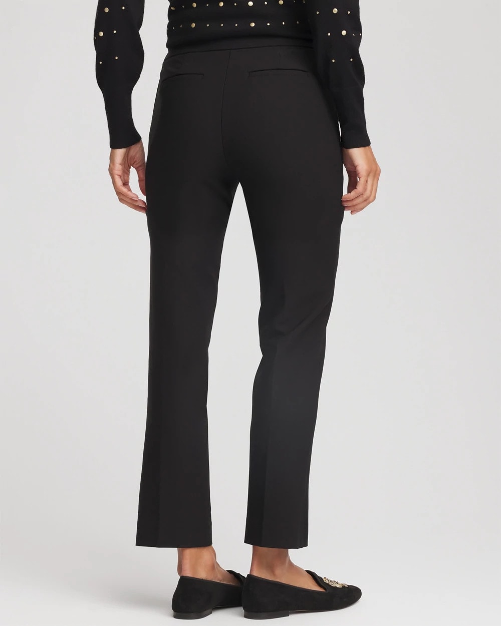 Chico's For Sale Black Lightweight Juliet Straight Ankle Pants
