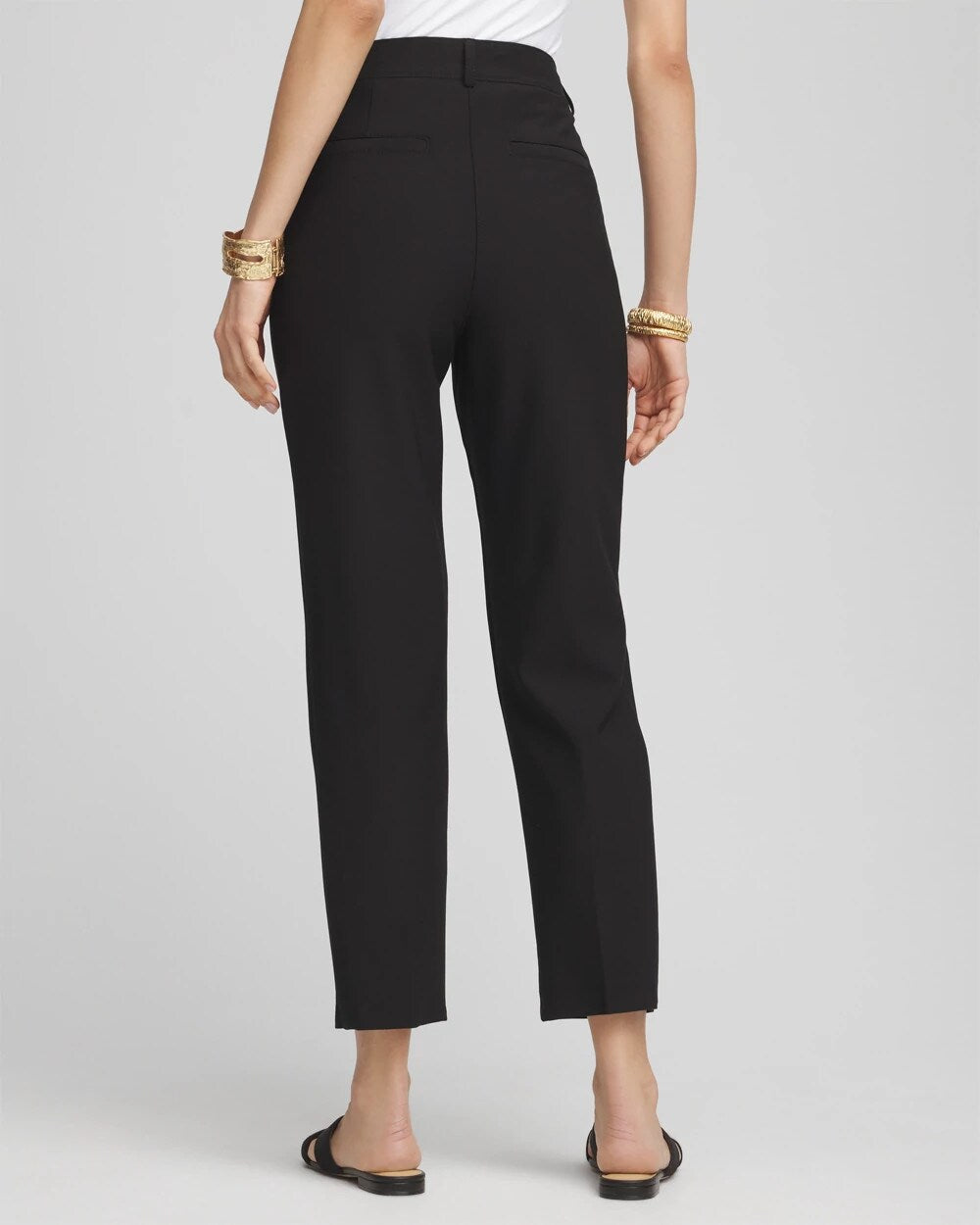 Chico's For Sale Black Lightweight Juliet Straight Ankle Pants