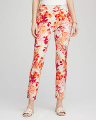 Chico's Sale Sunset Peach Brigitte™ Slub Ankle Pants