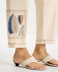 Chico's Outlet Natural Seeded Patchwork Relaxed Boyfriend Jean