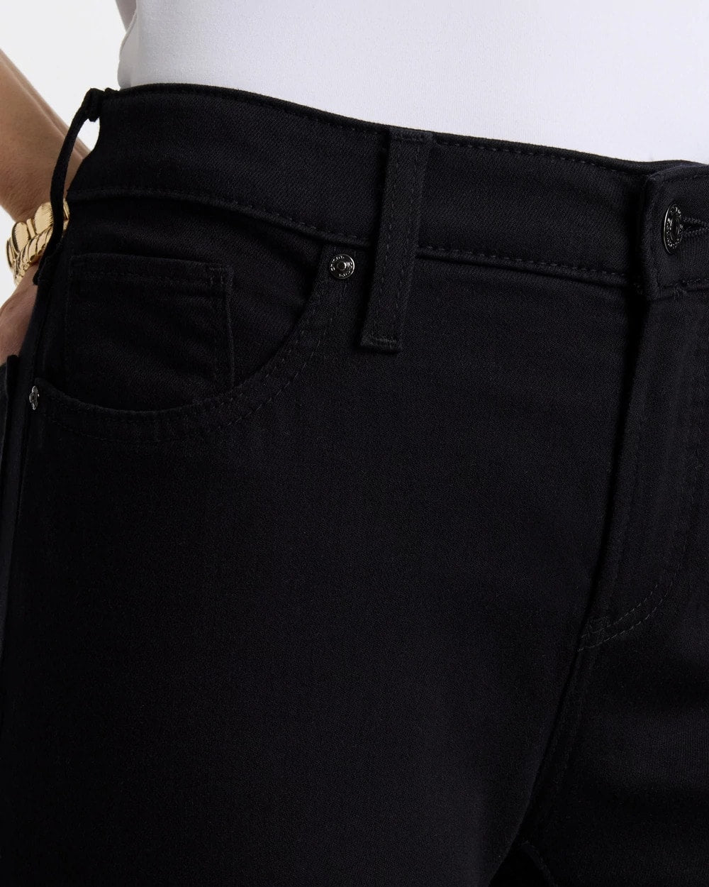 Chico's On Sale Black So Slimming Petite Girlfriend Ankle Jeans