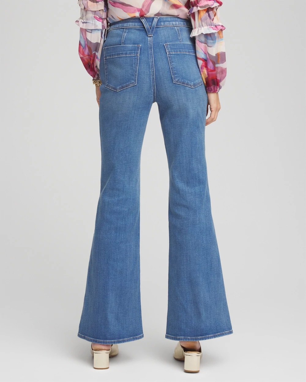 Chico's Discount Freya Indigo So Slimming® High Rise Flare Jeans